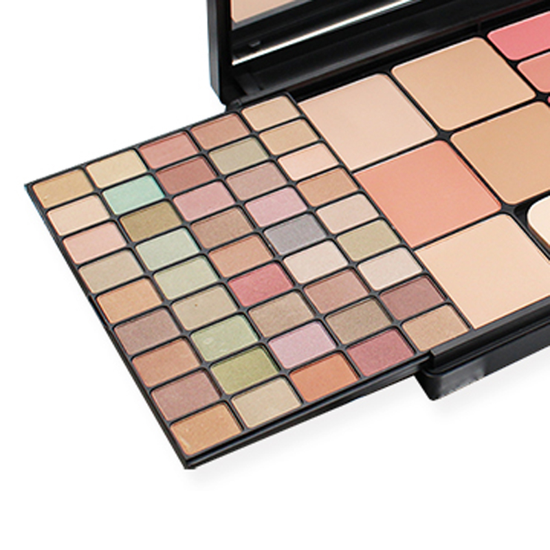 ODM Cosmetic Kits Private Label Blush Lipstick Nude Shimmer Matte Eye Shadow Makeup Palette Sets