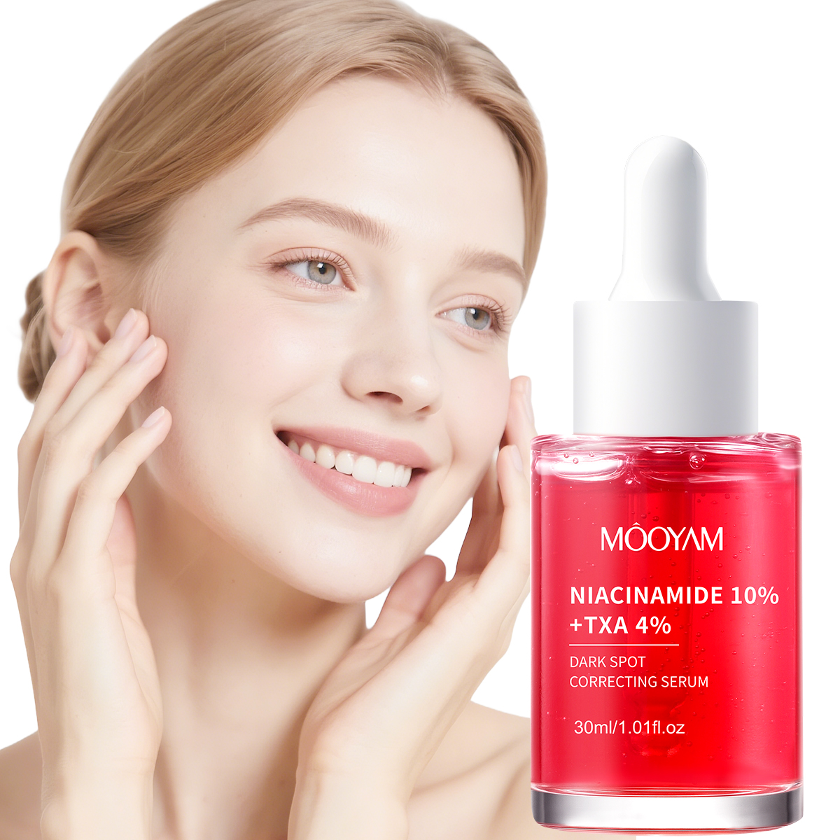 Private Label OEM Niacinamide 10%+Txa 4% Dark Spot Correcting Serum Anti-aging Brightening Reduce Wrikles MOOYAM Facial Serum