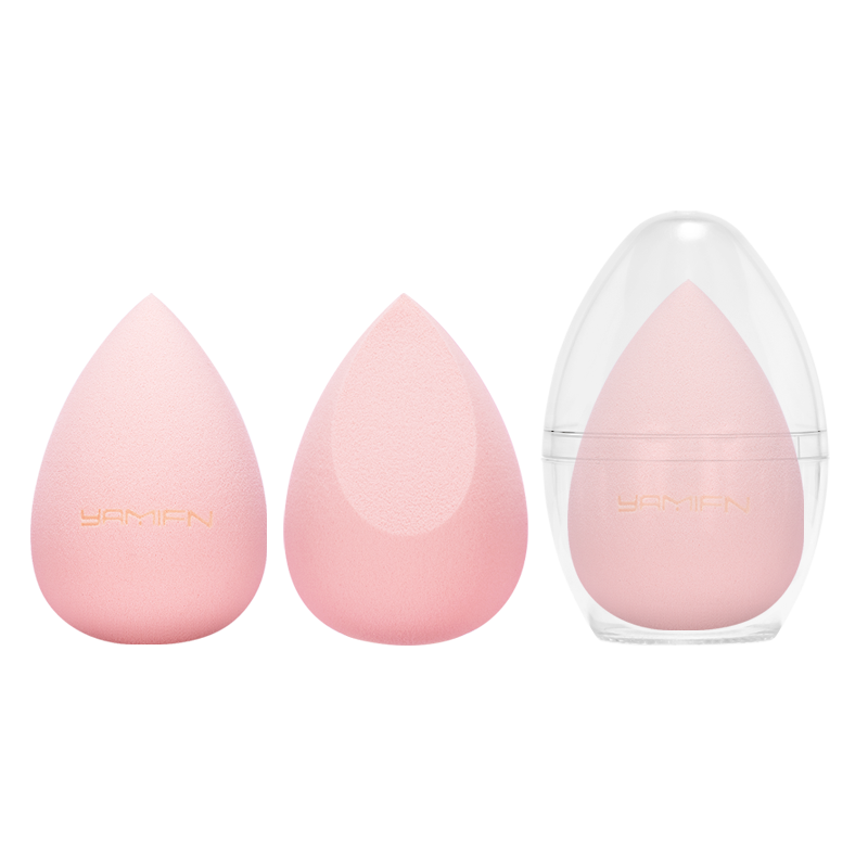 Hot Selling New 3D Colourful No-Latex Free Custom Logo Beauty Makeup Blending Sponges For Dry Wet Use Box