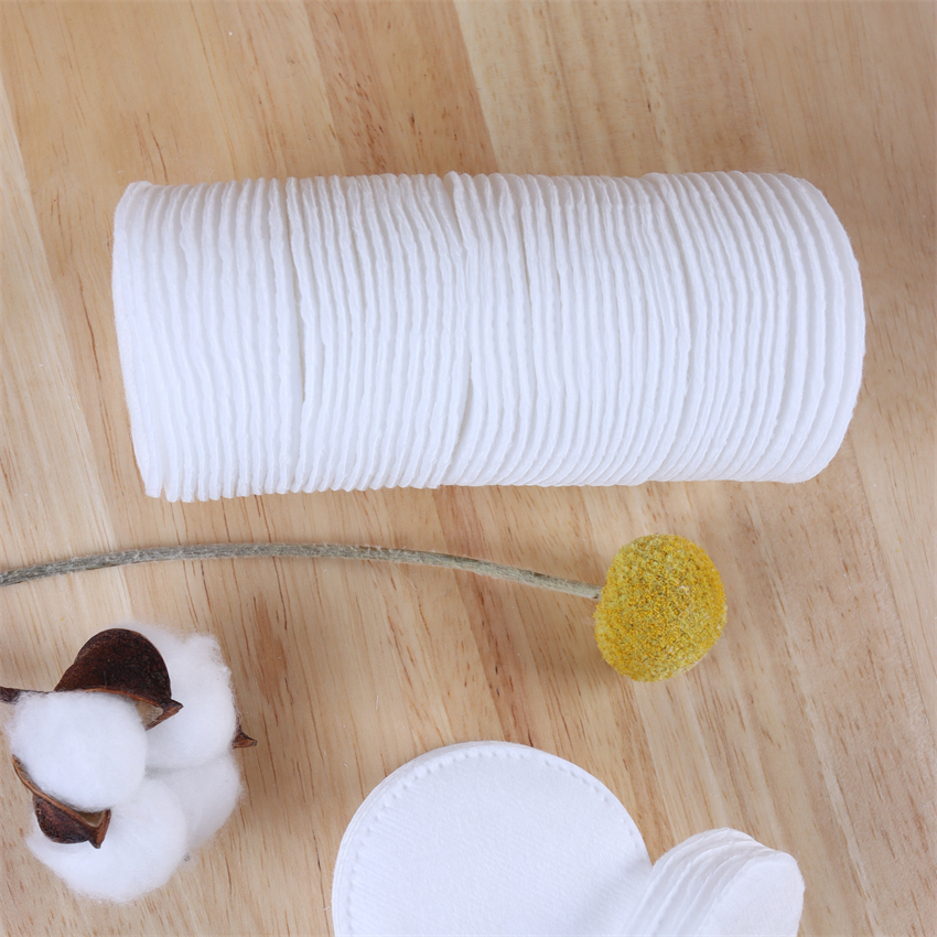 Custom Logo Reusable Bamboo Makeup Remover Cotton Pads