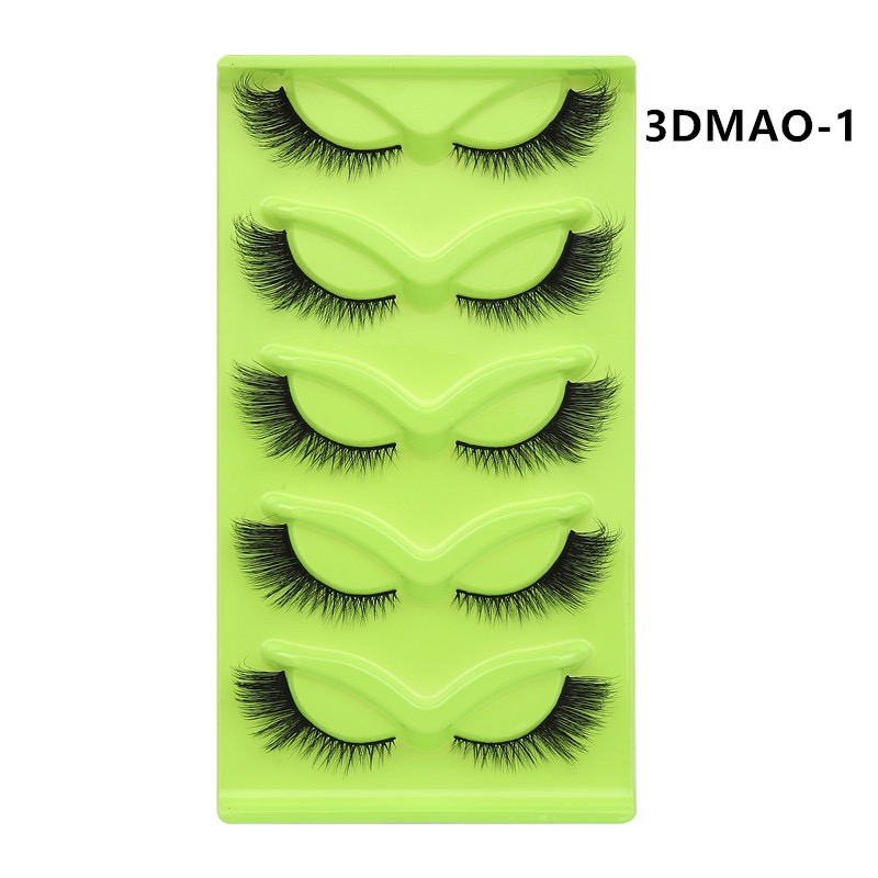 بيع ساخن 3D تمديدات رموش مقلدة من الفرو ODM OEM 5D مظهر عين قطة طبيعي رموش مقلدة من الفرو مع شريط شفاف ومراوح حجم مسبقة مع صندوق مخصص