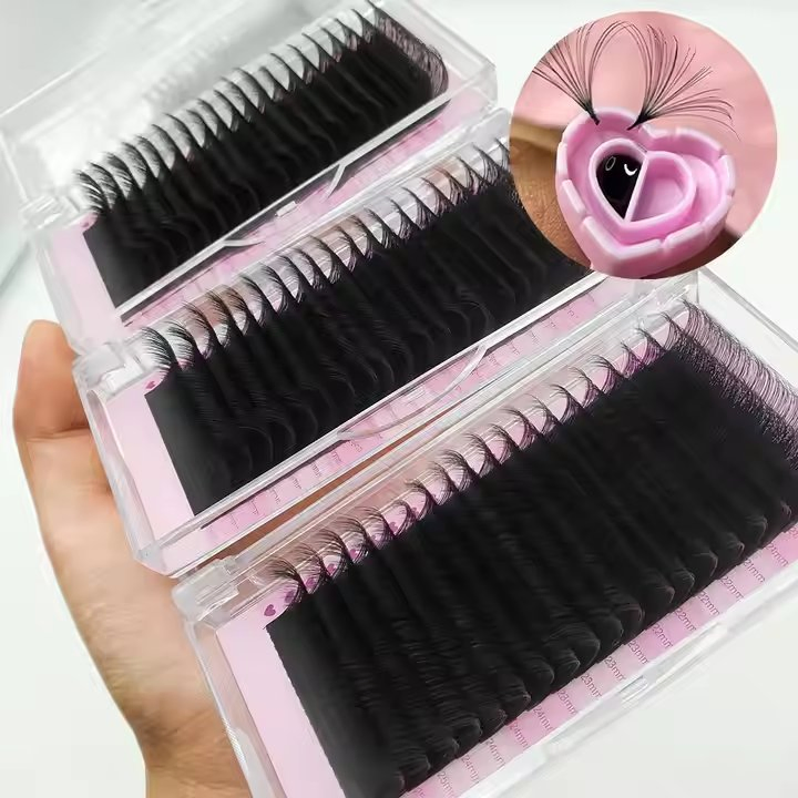 ميغا فوليوم علامة خاصة كشمير 03 05 07 تمديد رموش 8-25mm جملة صينية داكنة مخملية لتمديد الرموش