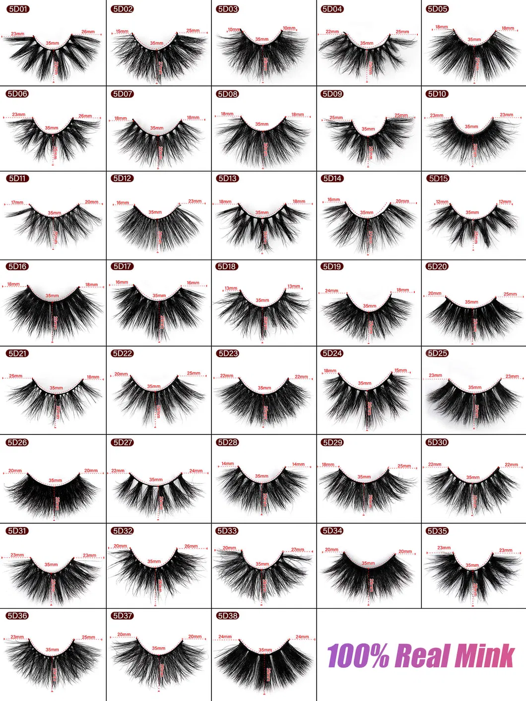 2024 وصول جديد رخيص رموش صناعية خفيفة الوزن من الفرو د Curl