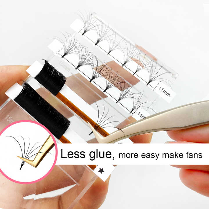 C D Curl eyelash Extensions Brown Cashmere Lash PBT فردي تمديد العين التمديدات faux Natural Mink eyelash Extensions