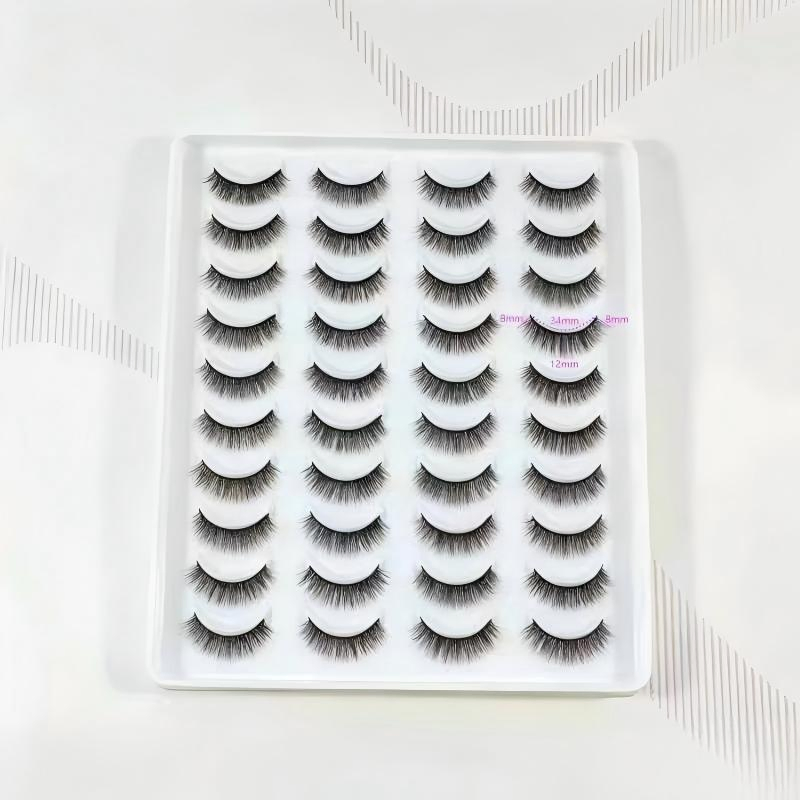 الجملة الأصلية: "بيع بالجملة مخصص 3D طبيعي طويل 6-Row رموش صناعية مجعدة بدون غراء تركيب طبيعي للرموش الصناعية