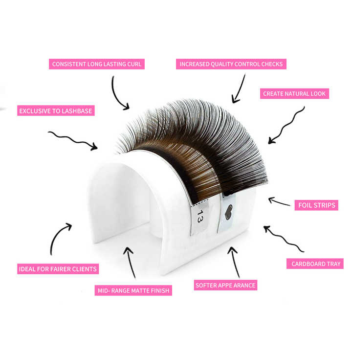 C D Curl eyelash Extensions Brown Cashmere Lash PBT فردي تمديد العين التمديدات faux Natural Mink eyelash Extensions
