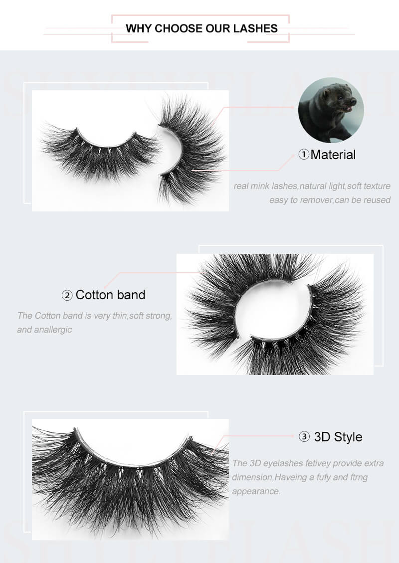 2024 وصول جديد رخيص رموش صناعية خفيفة الوزن من الفرو د Curl