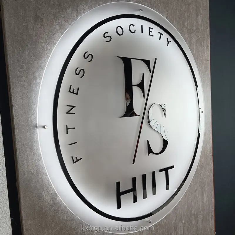 China Customized 3D Acrylic Wall Signage - China Factory Suppliers for Backlit Salon Logo Design Supplier, Factory