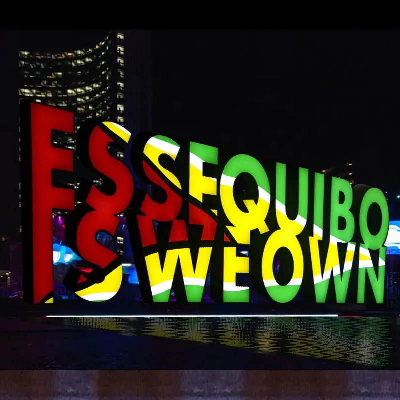 Custom Free Standing Giant LED Letter Big Signage