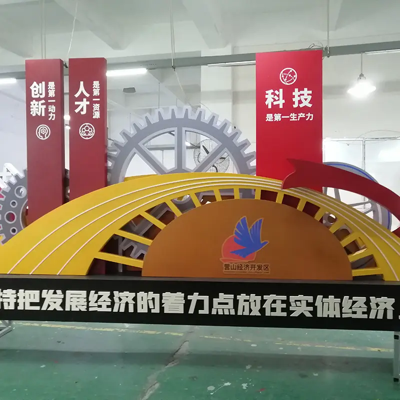 China Customize Pylon Sign Standing Pillar Sign Board Modern Luxury Outdoor Pylon Sign Manufacturer, Supplier