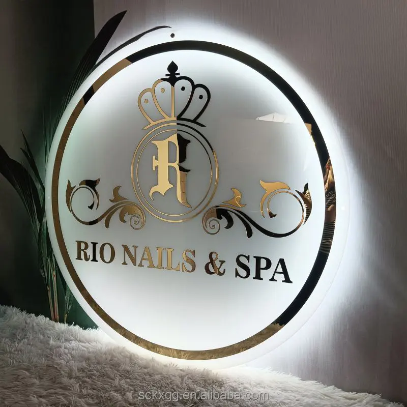 China Customized LED Acrylic Gold Mirror Interior Logo Sign from China Suppliers and Factory for Elegant Indoor Décor Suppliers, Factories