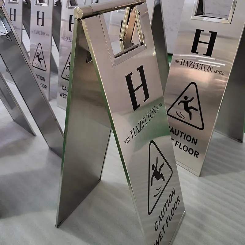 China Customized A-Shape Stainless Steel No Parking Warning Signs - Durable Caution Labels from China Suppliers and Factory Suppliers, Factories