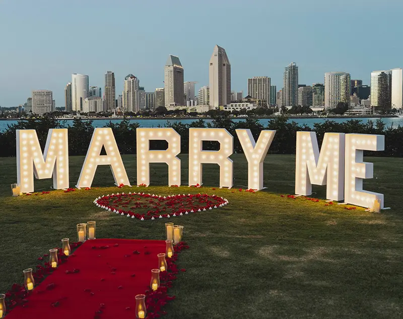 Different Combinations of Marquee Letters Signage