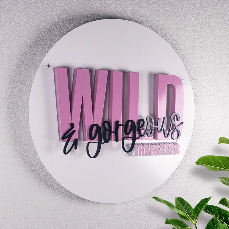 Custom factory illuminated sign wall-mounted led sign store logo signage