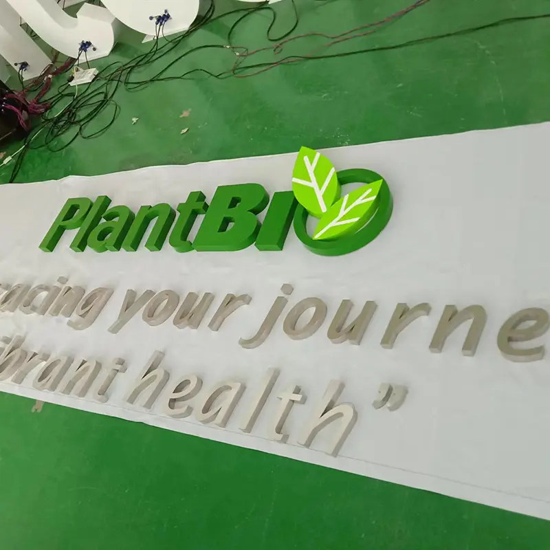 China Factory custom stainless steel letters metal letters sign storefront signage Manufacturer, Supplier