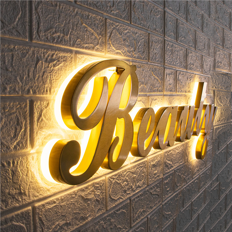 China Factory Custom LED Backlit Letters for Business Signage Factory, Factories