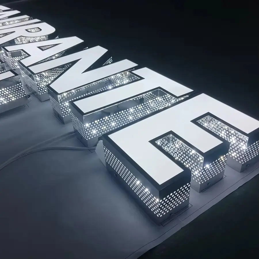 Custom LED Facelit & Sidelit Letters for Buisness, Storefront, Events
