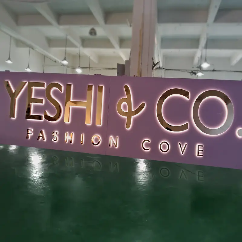 China Factory Custom LED Backlit Letters for Business Signage Factory, Factories
