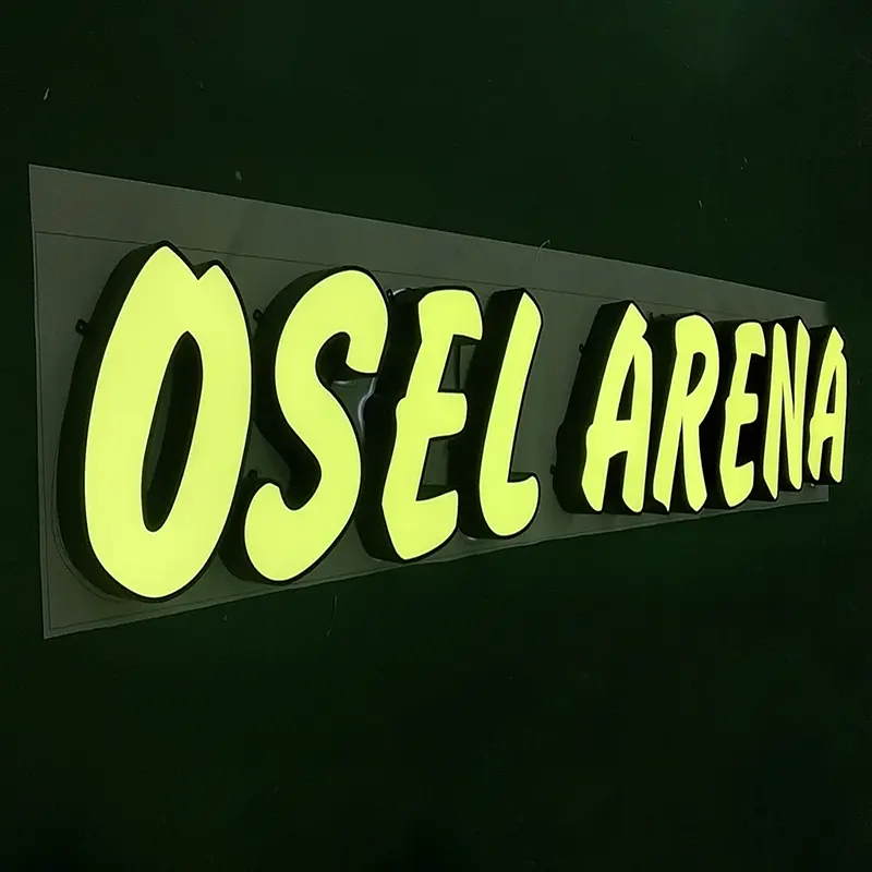 Front illuminated Letters signage