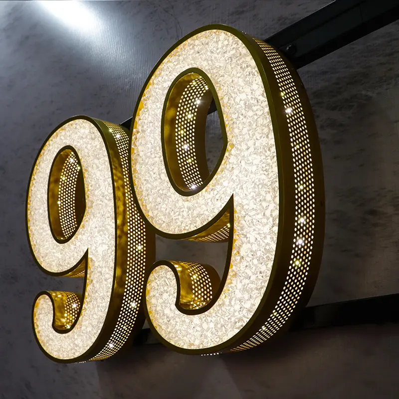 China Customized Diamond Surface Luminous LED Signage from China Suppliers - High-End Factory Quality Manufacturers, Factories