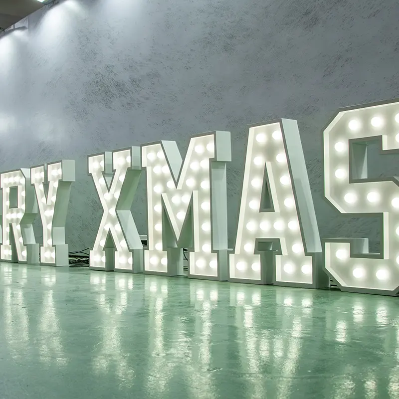 Custom Marque Letters and Numbers Sign for Christmas/New Year - China Suppliers and Factory for Festive Lighting Solutions