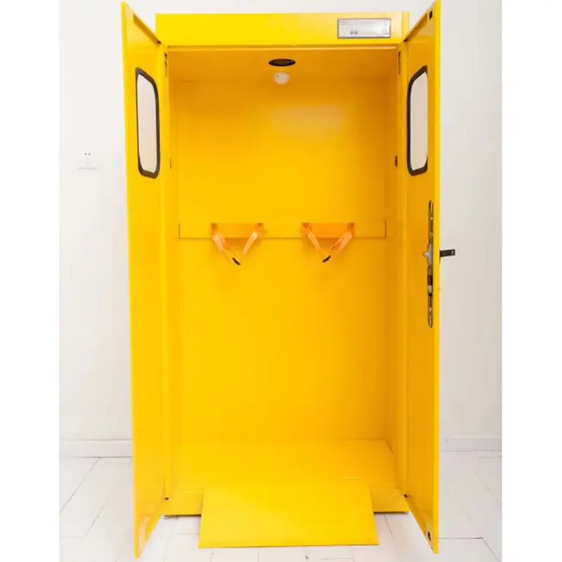 Industrial gas bottle safety storage