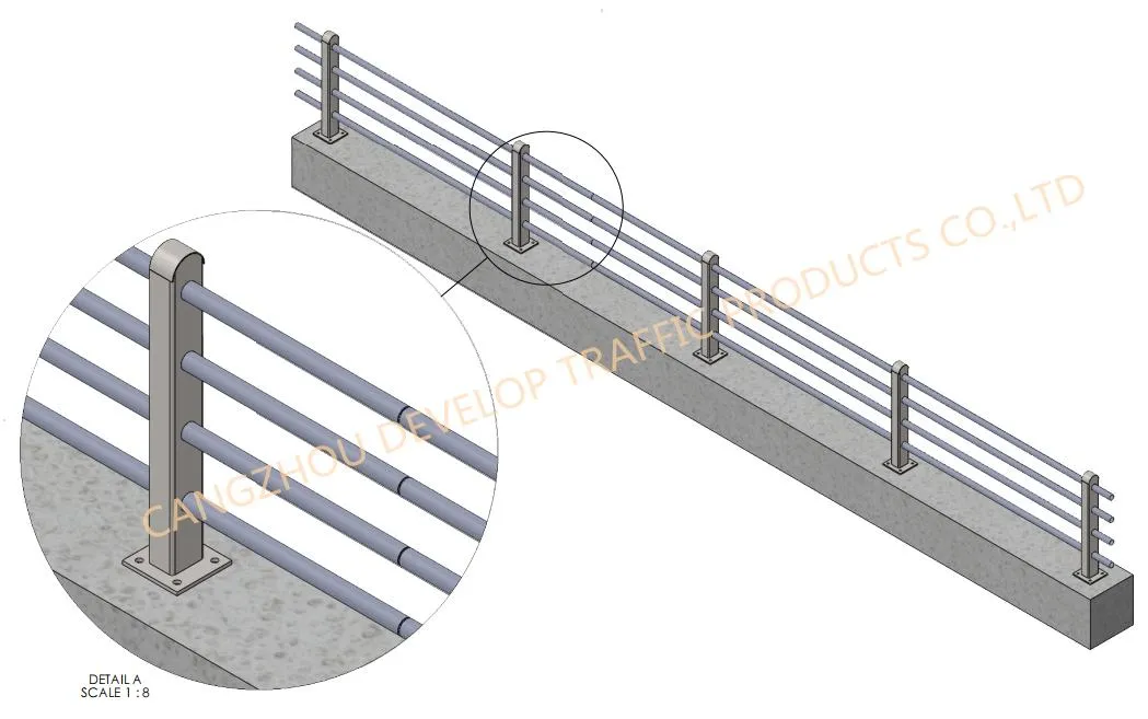 Steel Guardrail Detail