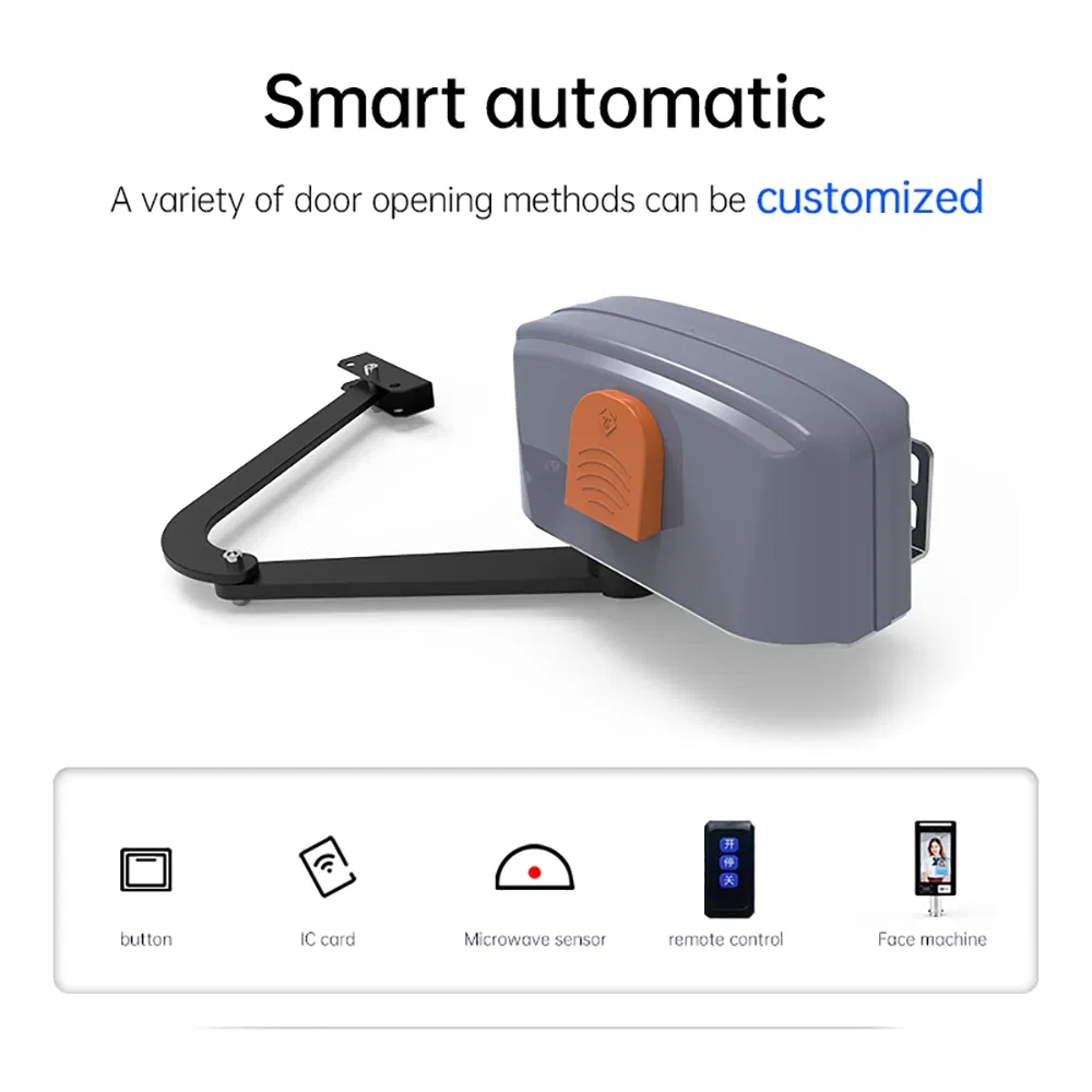 Residential Automatic Swing Door Opener Door Operator Remote Door Opening Heavy Duty Automatic Door Opening System
