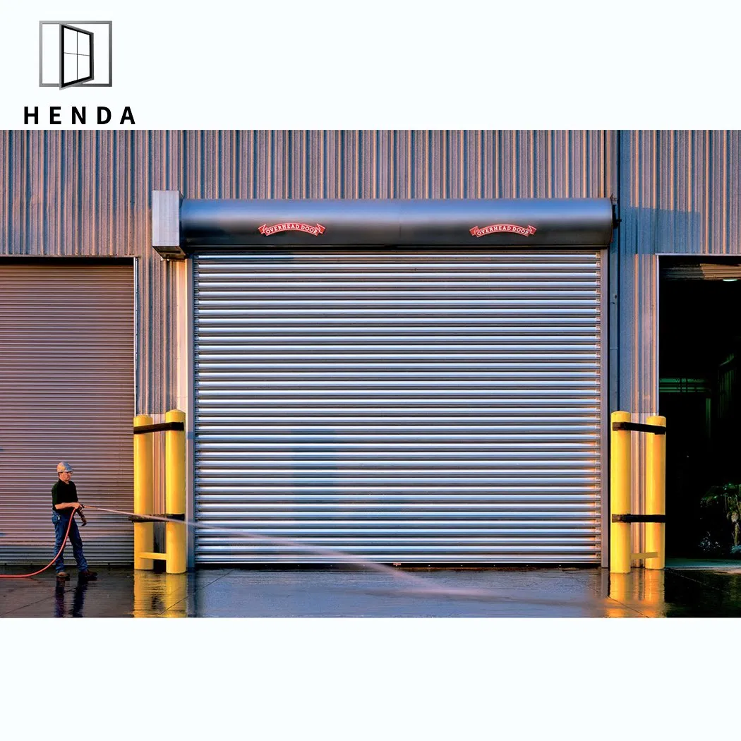 Minus 20 Degrees High Speed Fast Action Rapid Rolling Shutter Freezer Door with Heat Device for Cold Storage Warehouse