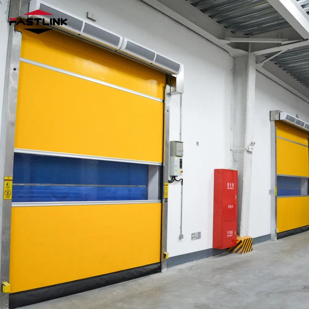 Fastlink Hot Sale Industrial PU High Speed Automatic Explosion Proof Rapid Action Rolling Shutter Interior High Speed Rolling Shutter Doors