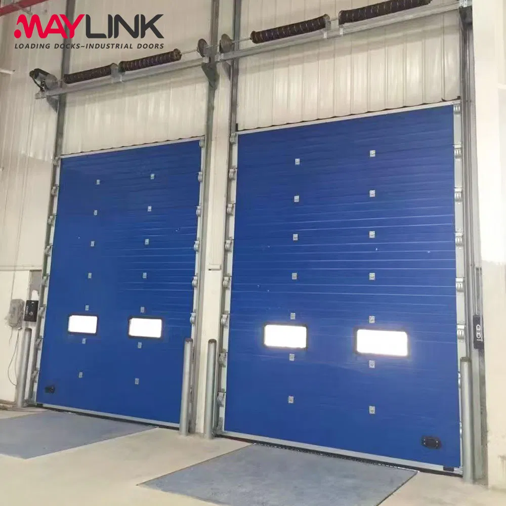 Maylink Chemical Plant Explosion Proof Safe Stable Industrial Sectional Door