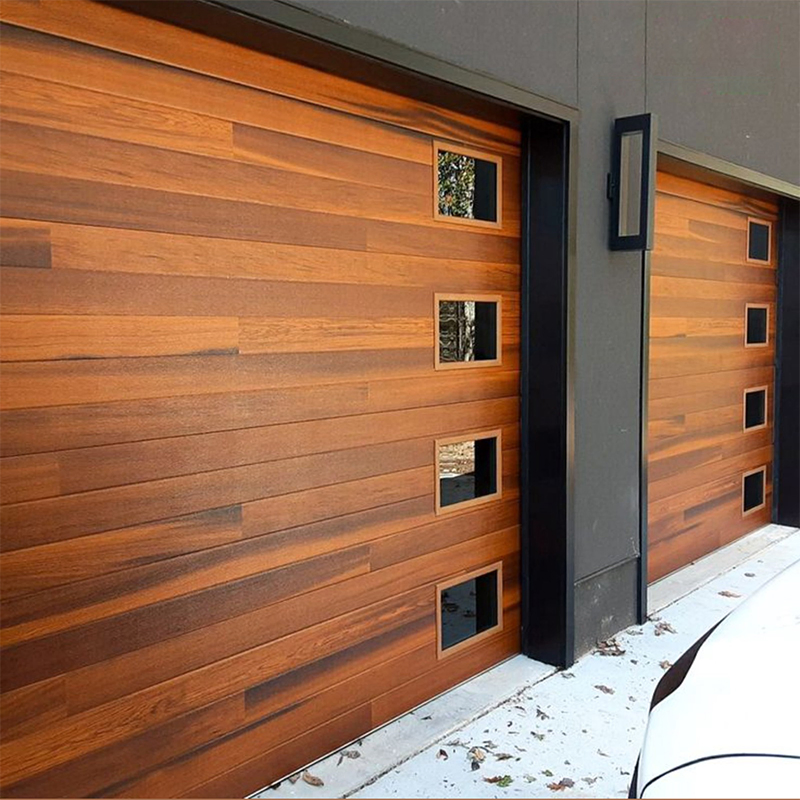 Factory Wholesale Sturdy and Durable Industrial PU Foam Insulated Sandwich Sectional Sliding Garage Overhead Sectional Garage Door for Logistic Entry and Exit