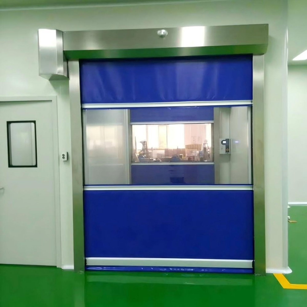 Hot Sale Industrial PVC High Speed Automatic Explosion Proof Rapid Action Rolling Shutter Interior High Speed Rolling Shutter Doors
