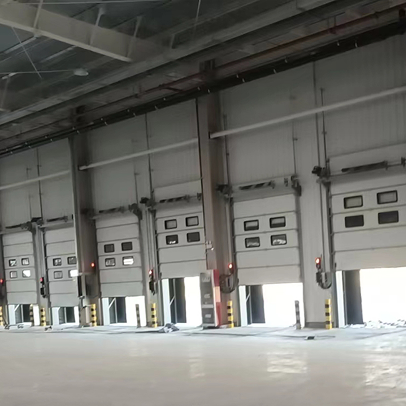 China New Automatic Commercial Industrial Garage Sliding Bulletproof Security Stainless Steel Sectional Door