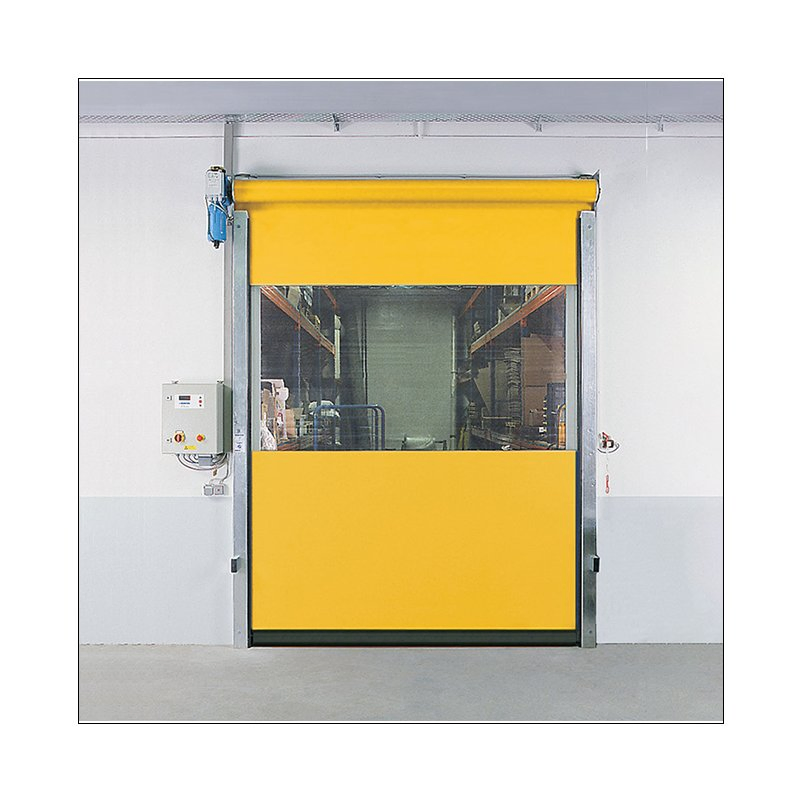 Automatic Industrial Fabric Roll up Fast High Speed Storage Roller Roll Door for Cold Room