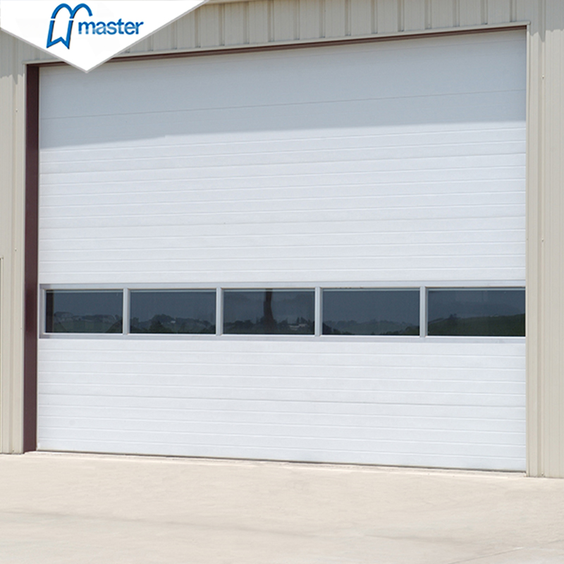 Remote Control Automatic PU Foam Insulated Commerical Heavy Duty Security Workshop Warehouse Dock Industrial Sectional Door