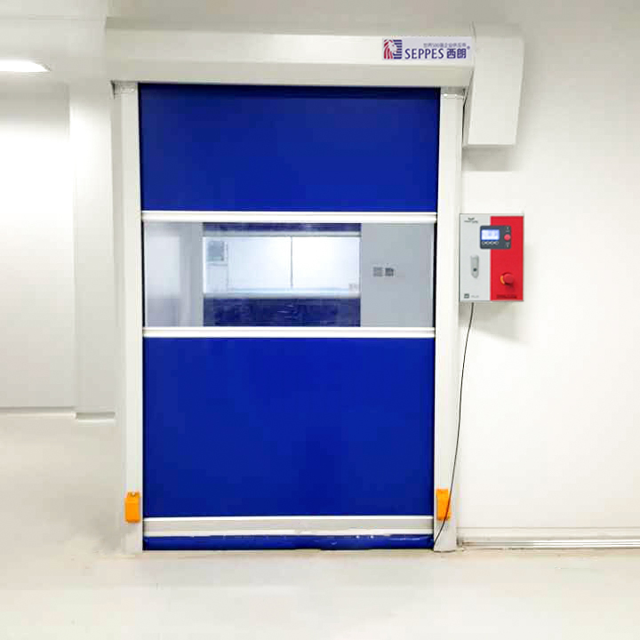 Customized Size Dust-Proof Fast Partition High Speed PVC Fabric Doors for Pharmaceutical Clean Room