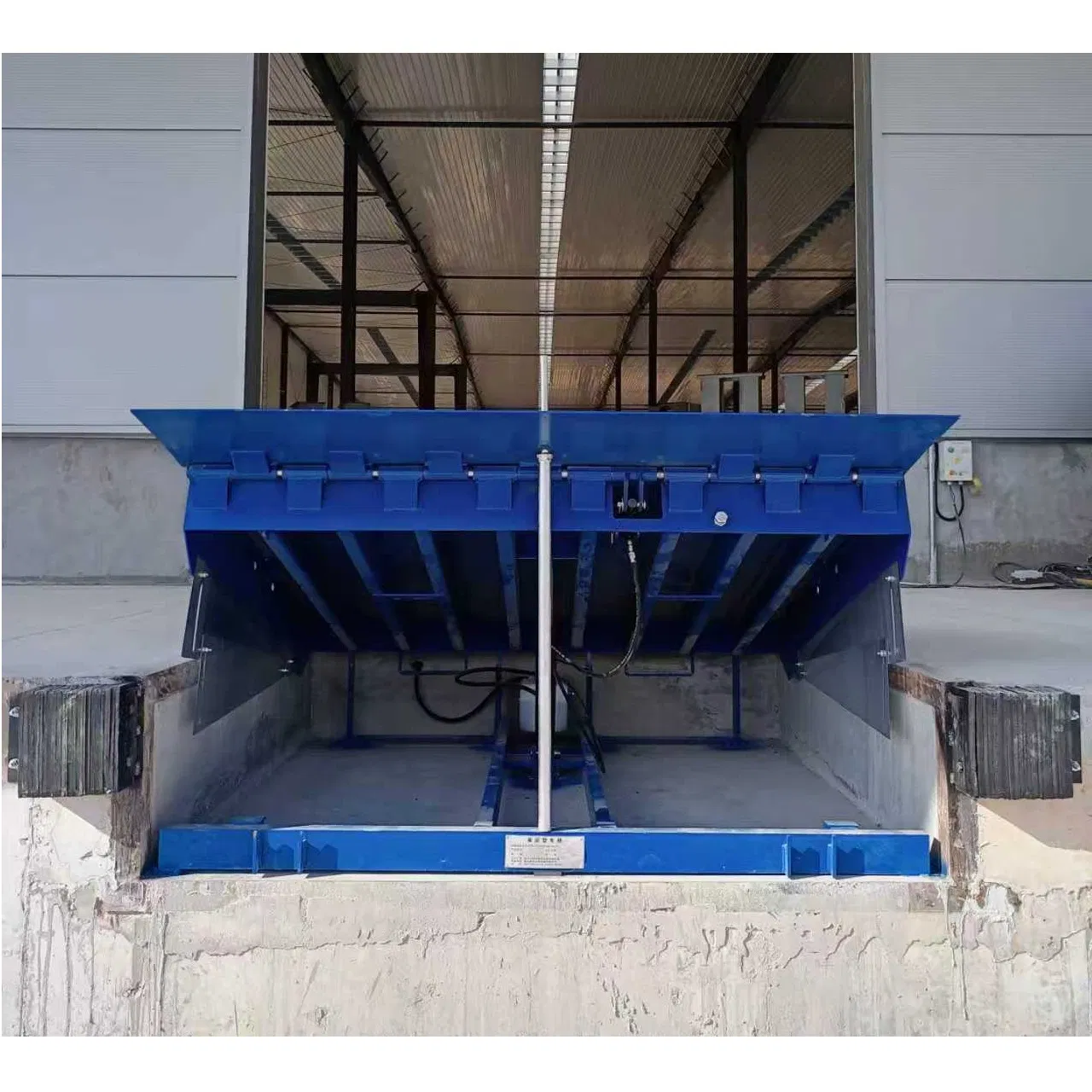 Hydraulic Electric Ramp Garage Equipment Lifting Table Truck Container Work Platform Adjustable Loading Telescoping Lifter Dock Ramp Leveler