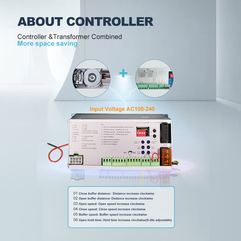 AC 220V/110V Max Weight 100kgs Automatic Swing Door Operator/Device System