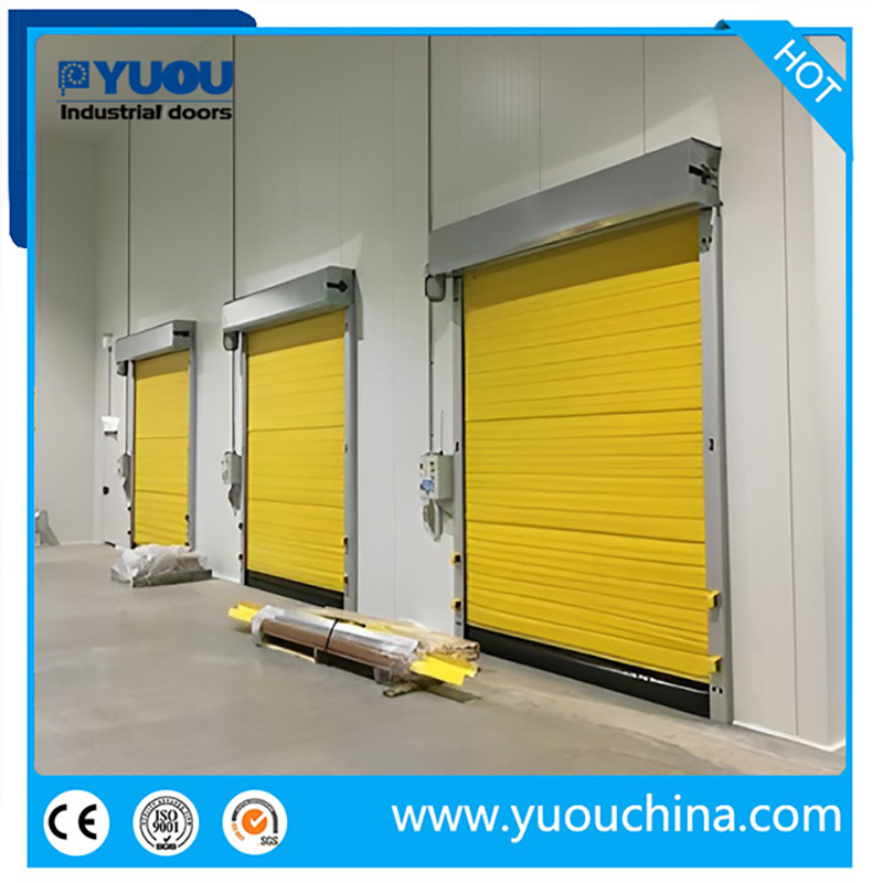 Cool Room Thermal Insulated High Speed Roller up Doors for Cold Storage