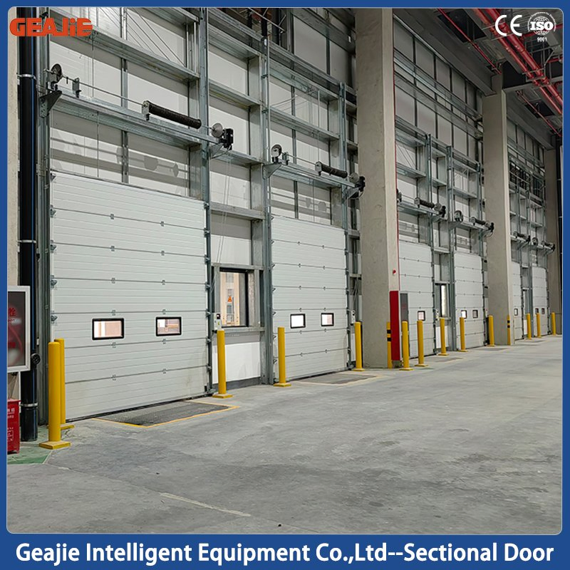 China New Automatic Commercial Industrial Garage Sliding Bulletproof Security Stainless Steel Sectional Door