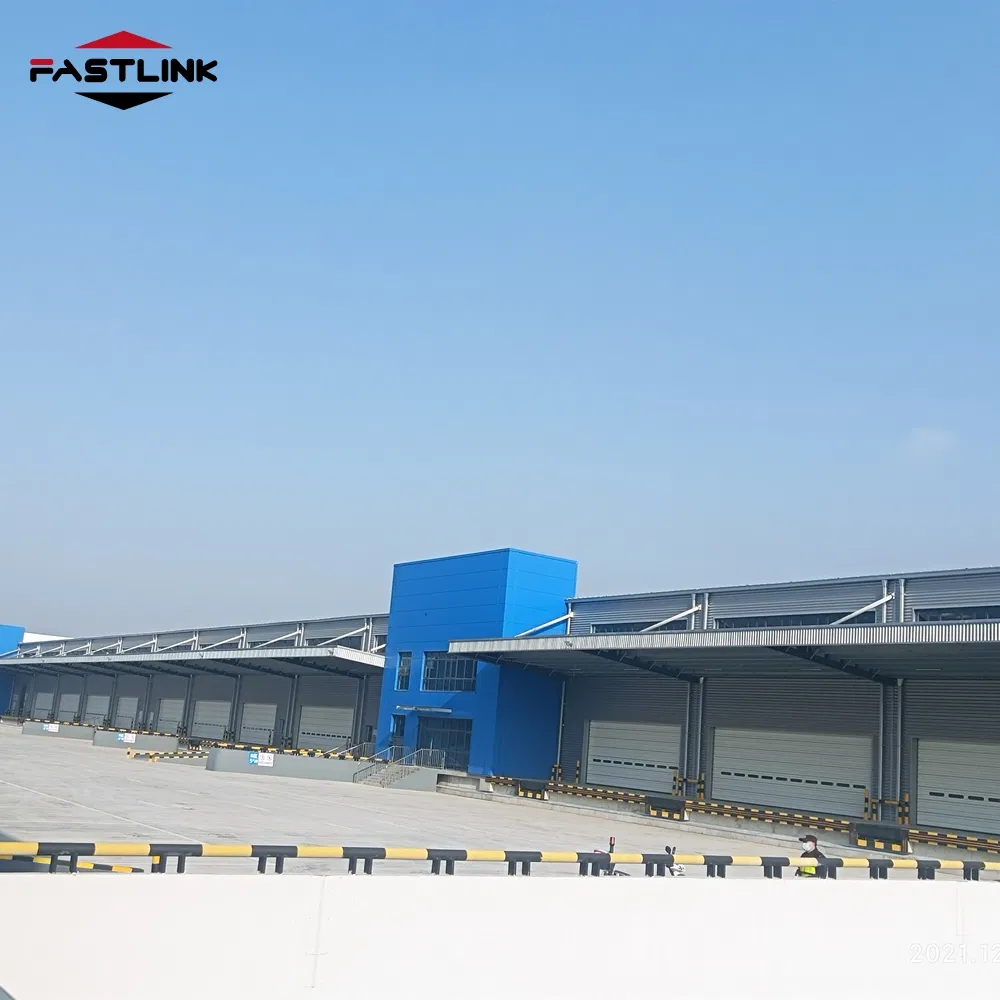 Fastlink Eco-Friendly Certification Aluminum Alloy Dust-Proof Electric Panel Lift Industrial Sectional Garage Doors