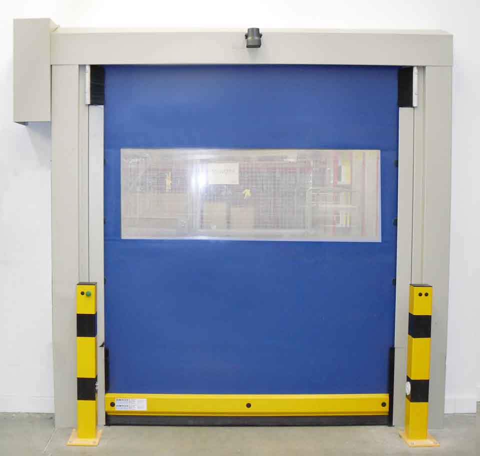Factory Commercial Sectional Fast Roller Shutter Dock Industrial Warehouse Garage Roll up Rapid Aluminum Insulated Automatic Rolling Fabric PVC High Speed Door