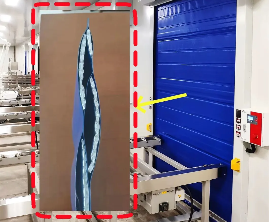 Aluminum foil curtain