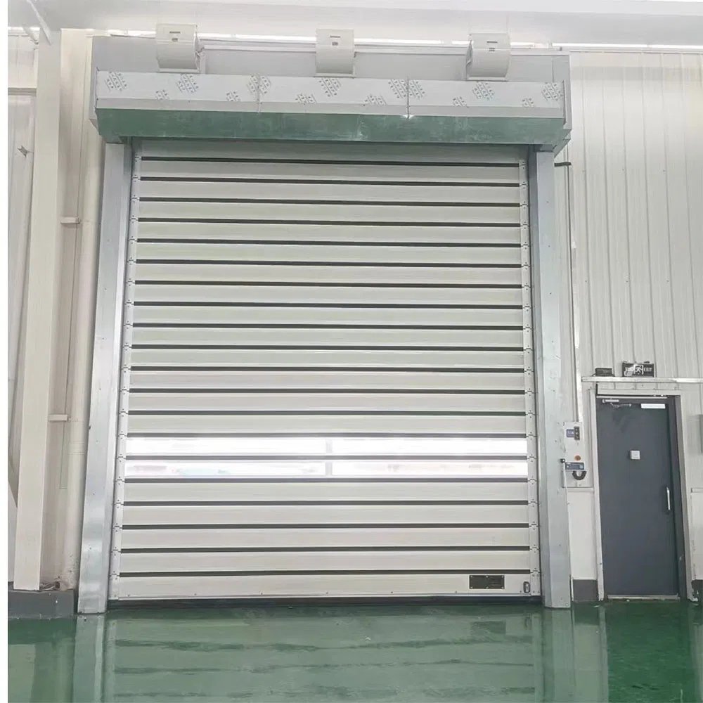 High-Speed Aluminum Alloy Garage Spiral Door with Windproof Seal