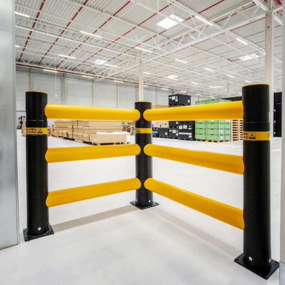 Hsj Warehouse Gate Flexible Barrier Safety Barrier Flexible Anti-Collision Guardrail Dock Gate with Guardrails Safety Barrier Traffic Guardrail