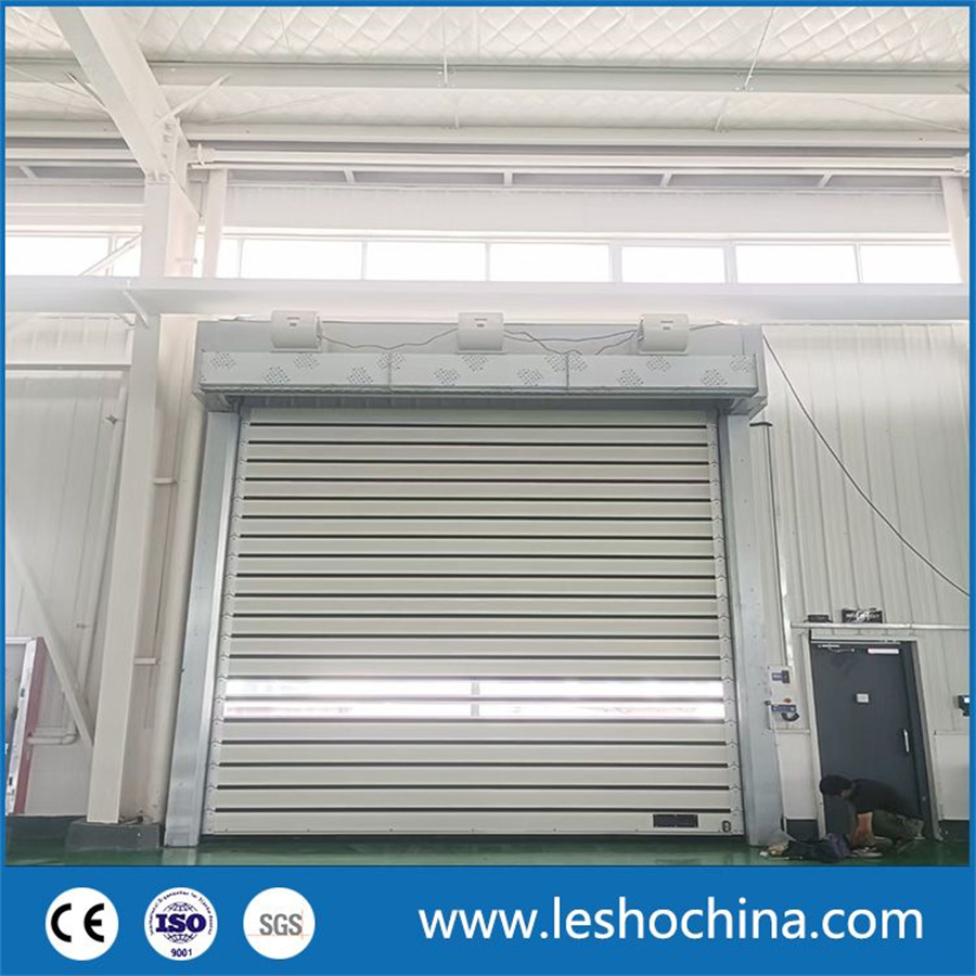 Rapid Fast High Speed Roller Shutter Aluminum High Speed Spiral Door
