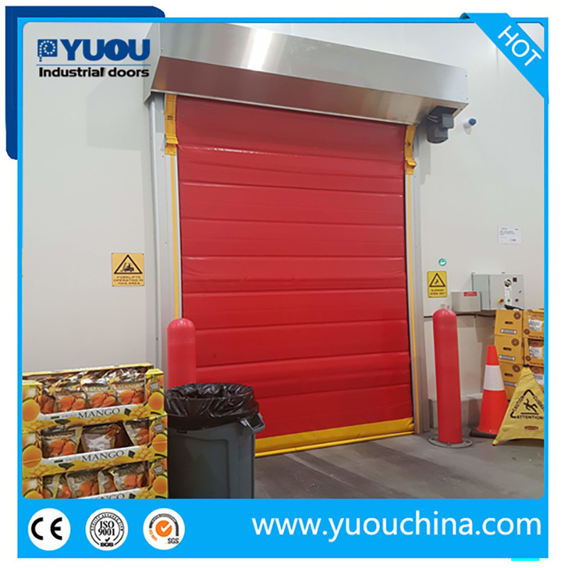 Cool Room Thermal Insulated High Speed Roller up Doors for Cold Storage