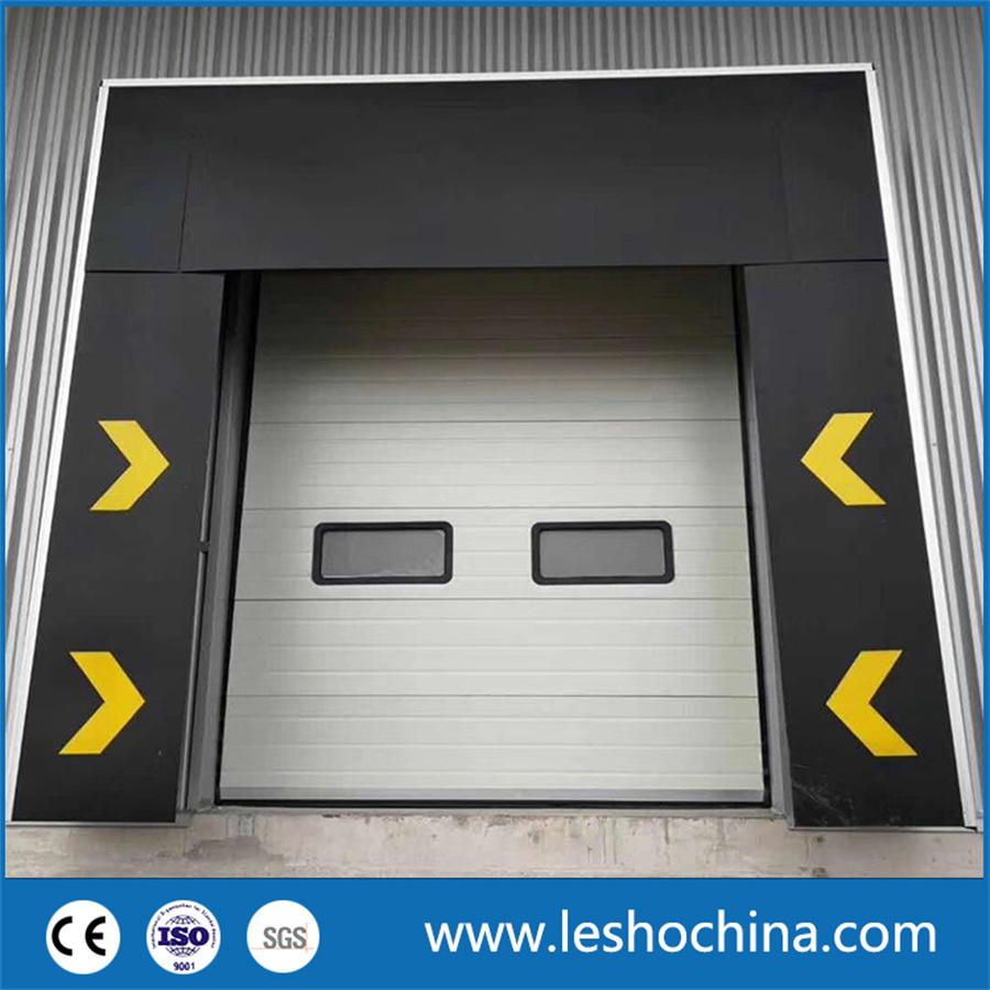 PVC Fabric Curtain Mechanical Dock Shelter Loading Dock Seals Installation
