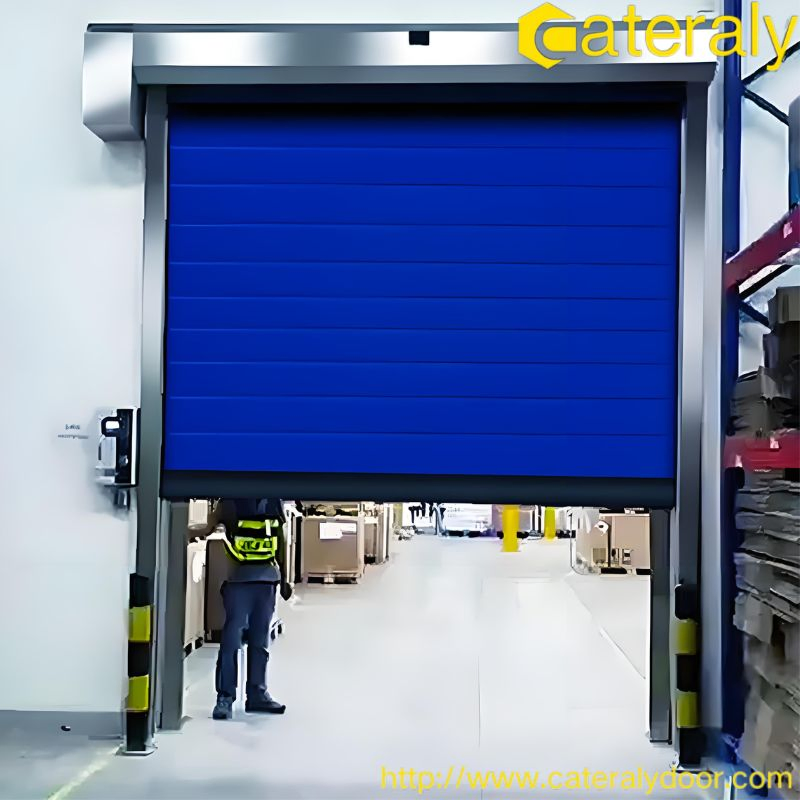 High Speed PVC Rapid Rolling Shutter Insulation Door for Cold Room Cold Storage Door PVC Roll up High Speed Door
